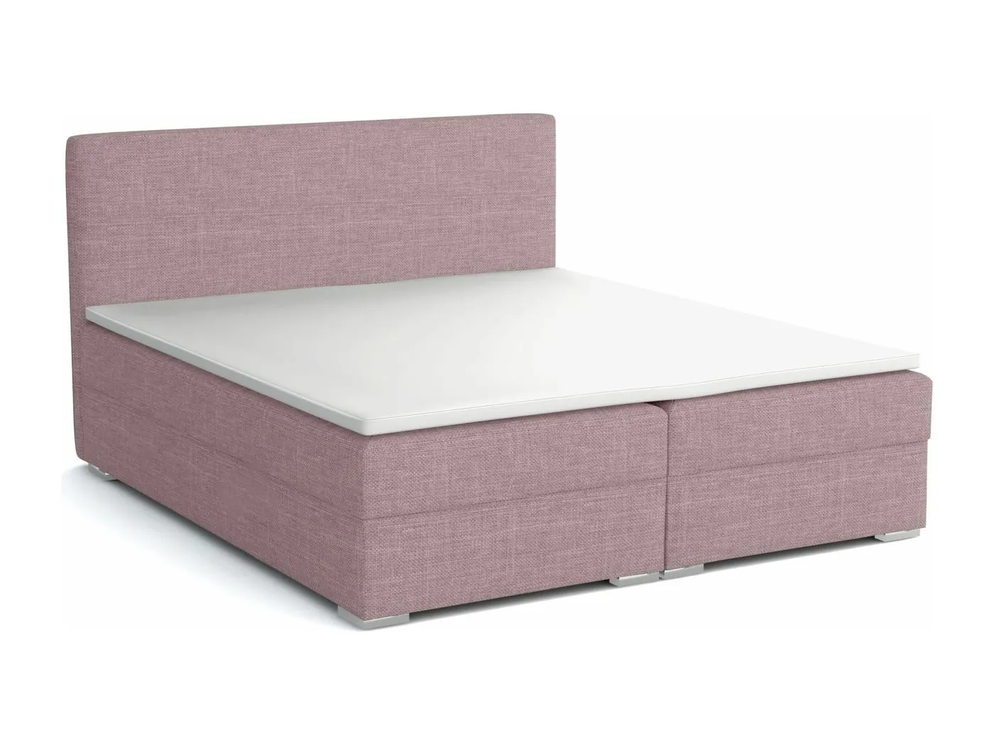 BOXSPRINGBETT mit Topper Soler 160x200 cm, Lux 28 (Hellrosa)