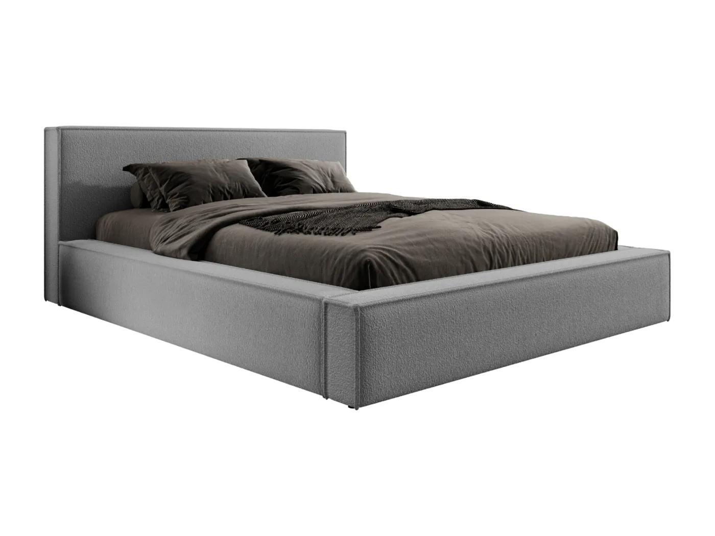 POLSTERBETT mit Bettkasten Salby 140x200 cm, Graphit