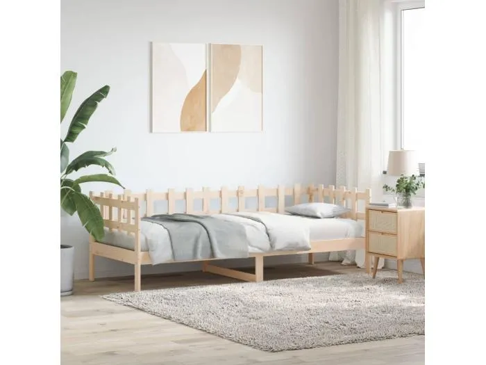 Tagesbett,Sofabett 80x200 cm Massivholz Kiefer -gkd97171