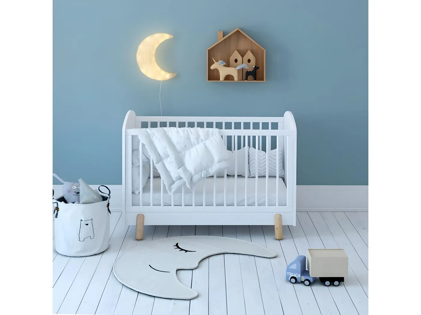 Wiege weiß 60x120cm