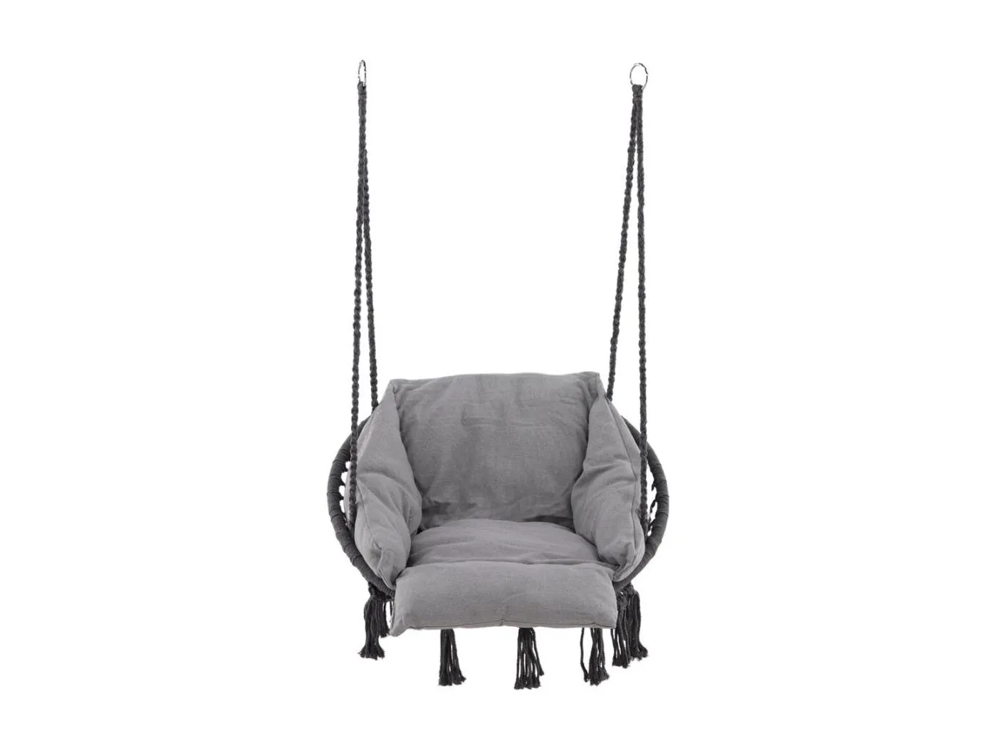 Hamtic Gartenstuhl hängend inkl. Kissen grau.