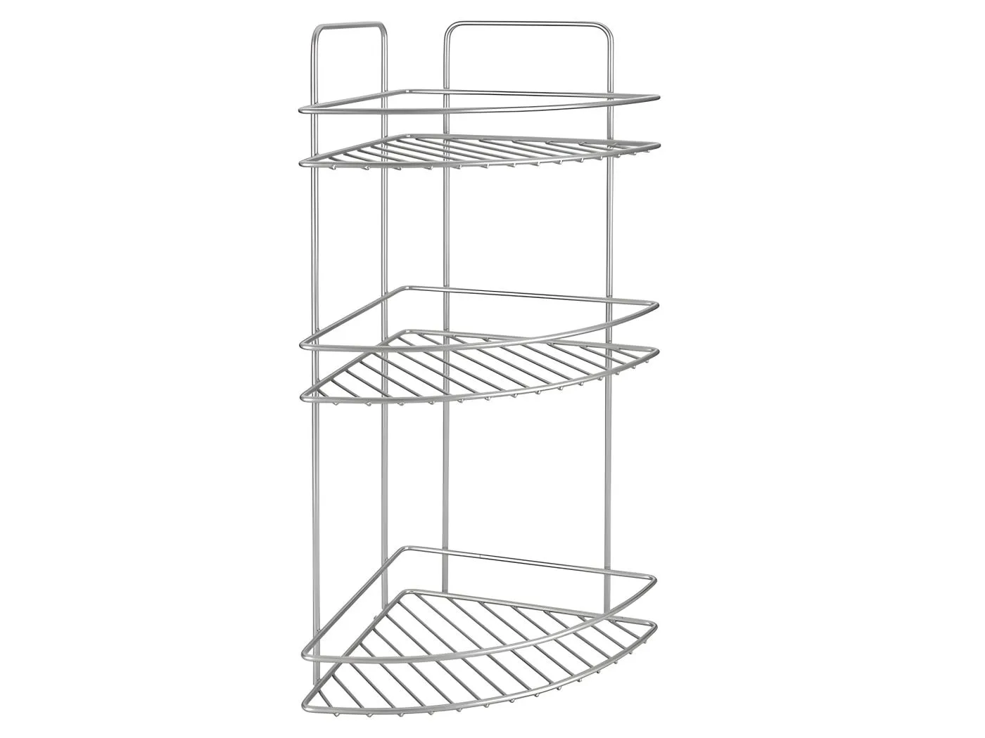 Regal 3 Ebenen REFLEX Metaltex, Finish Polytherm® Schwarz