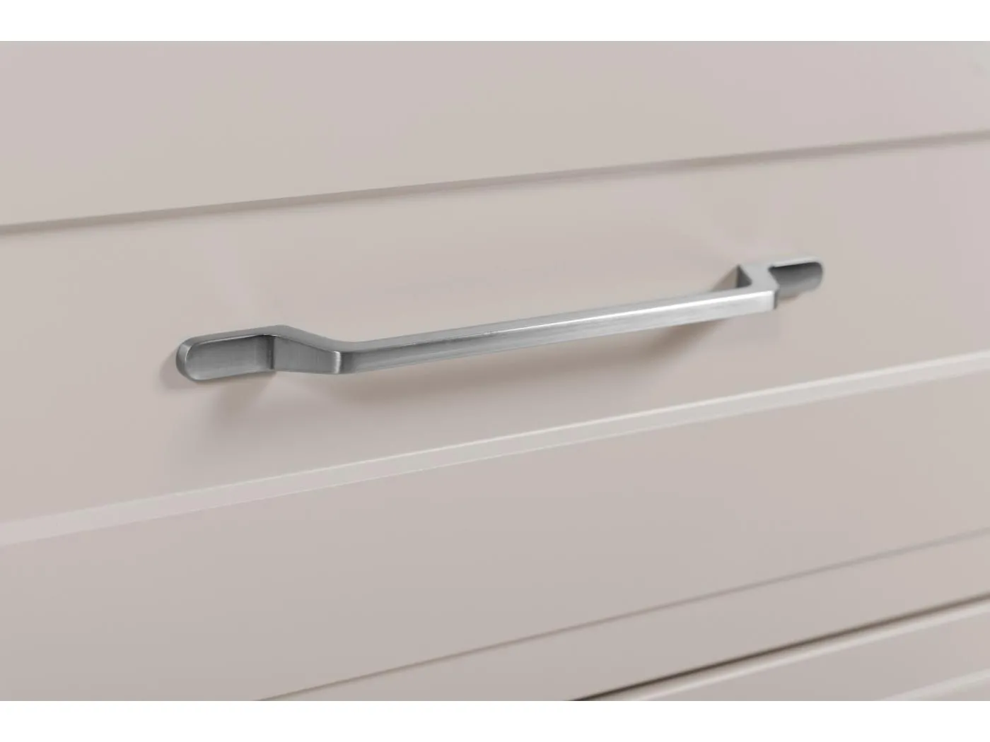 Waschtischunterschrank im klassischen Stil, Kaschmir, 160 (2 x 80) x 57 x 46 cm