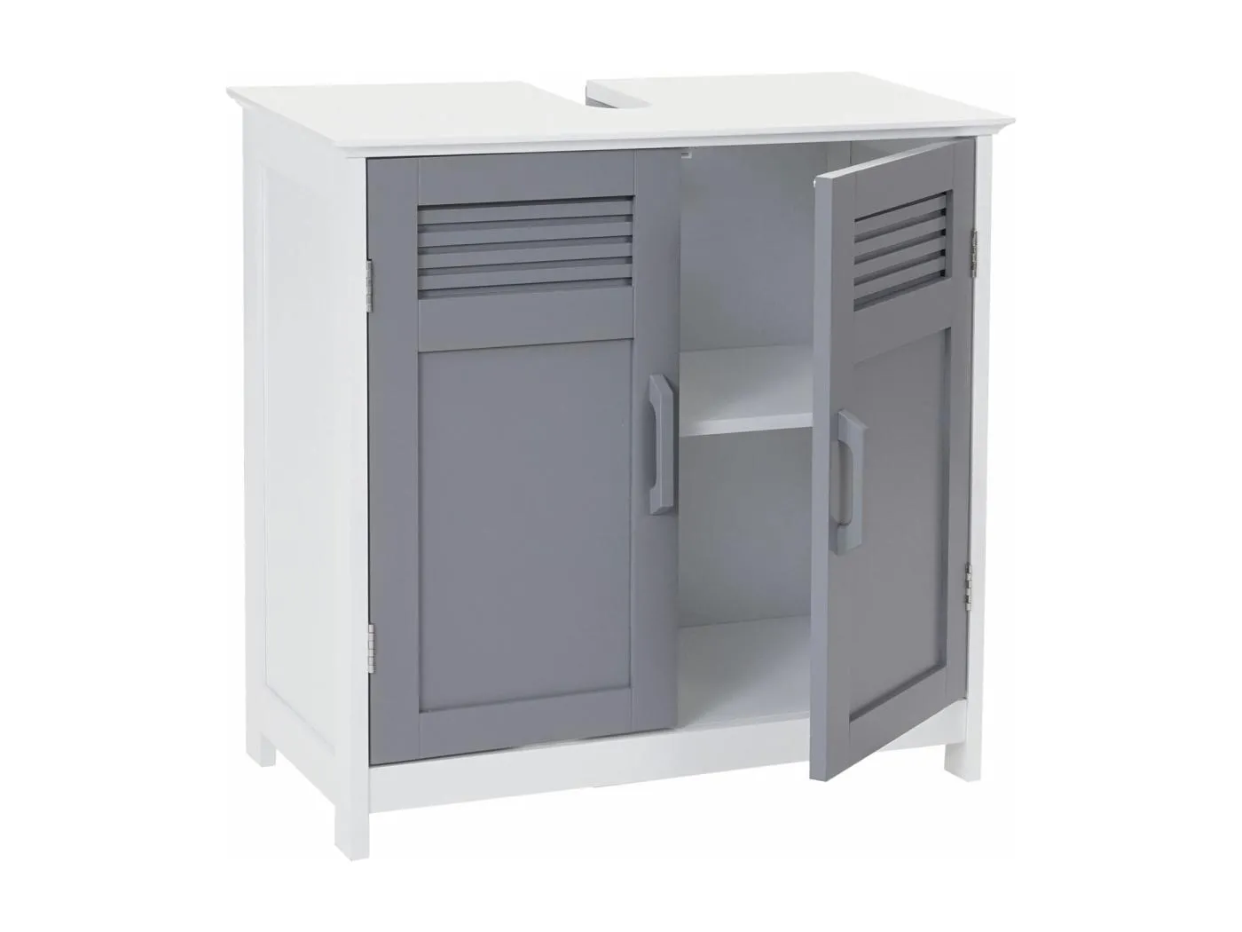 Waschbeckenunterschrank MCW-A85, Grau