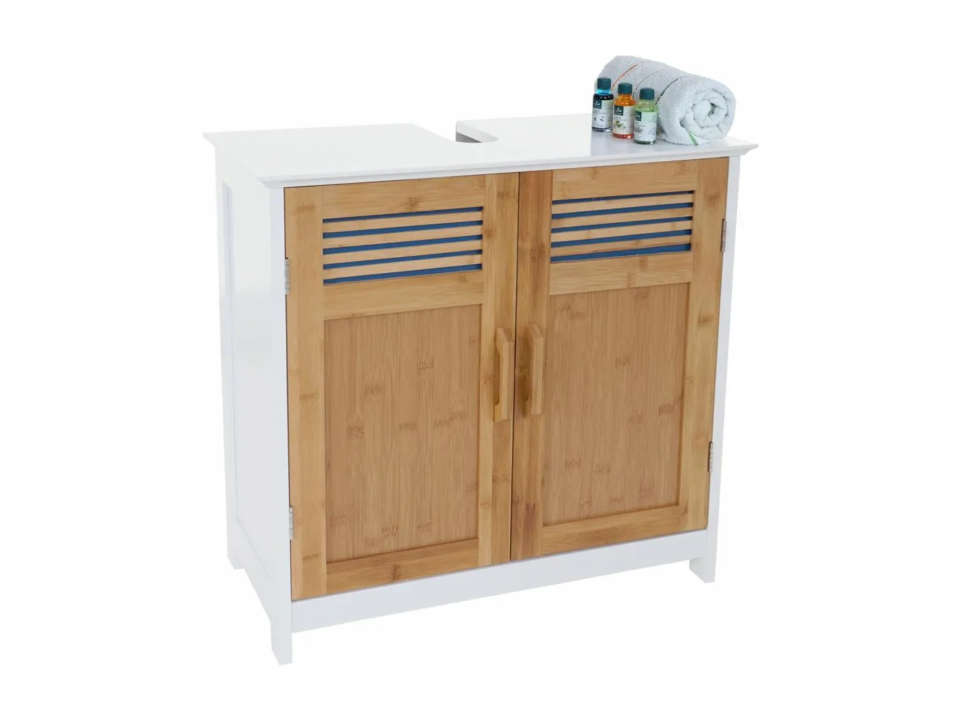 Waschbeckenunterschrank MCW-A85, Bambus