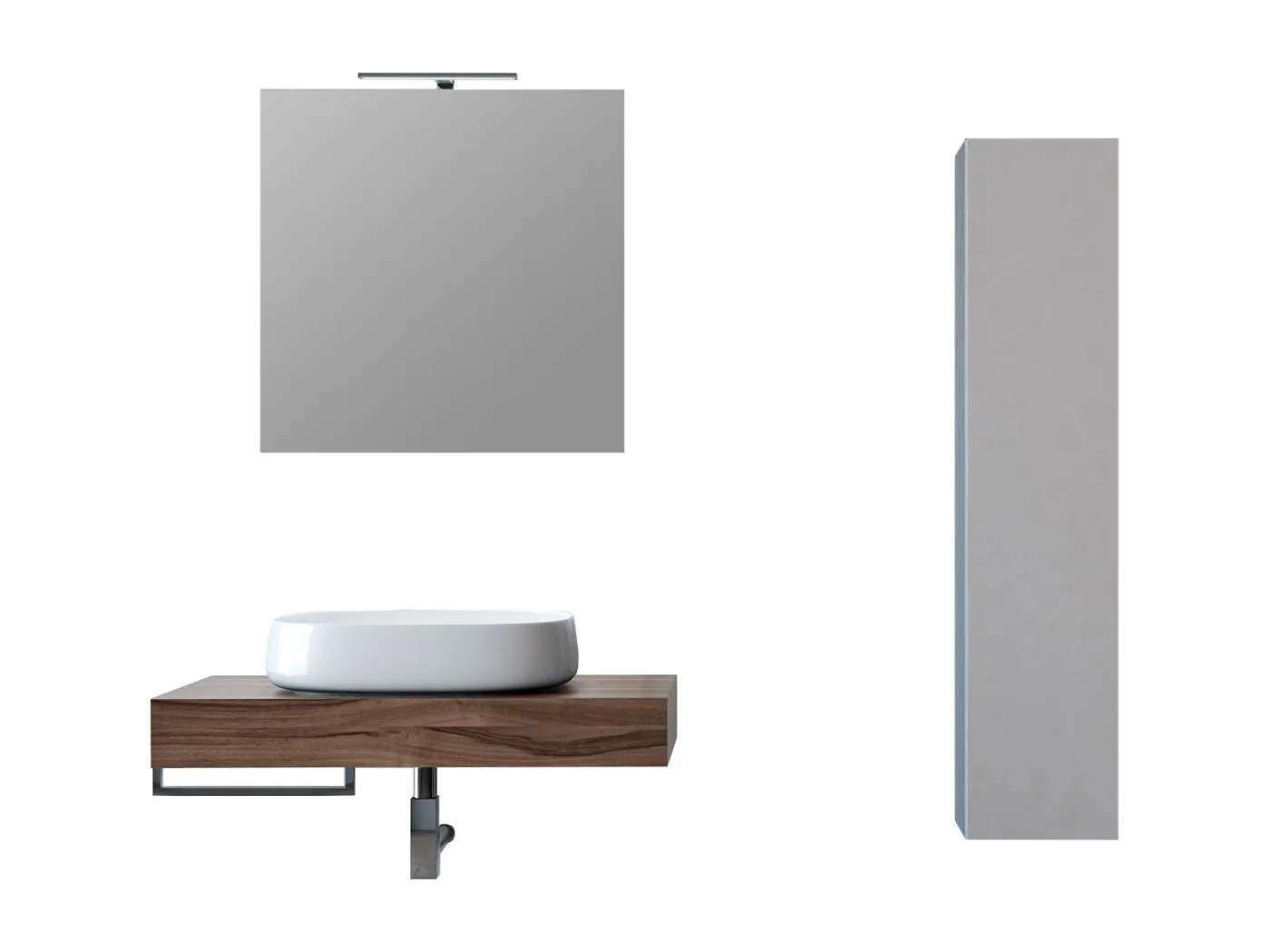 Zusammensetzung 5 Stücke ASTRA Walnuss