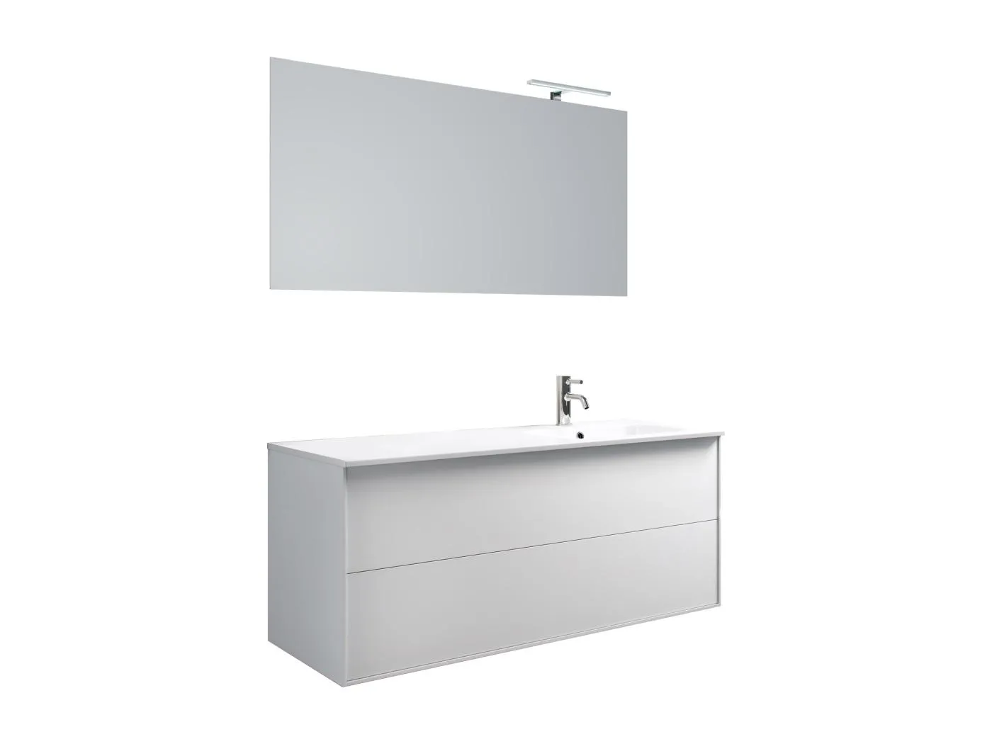 Zusammensetzung 4 Stücke IGEA weiß matt