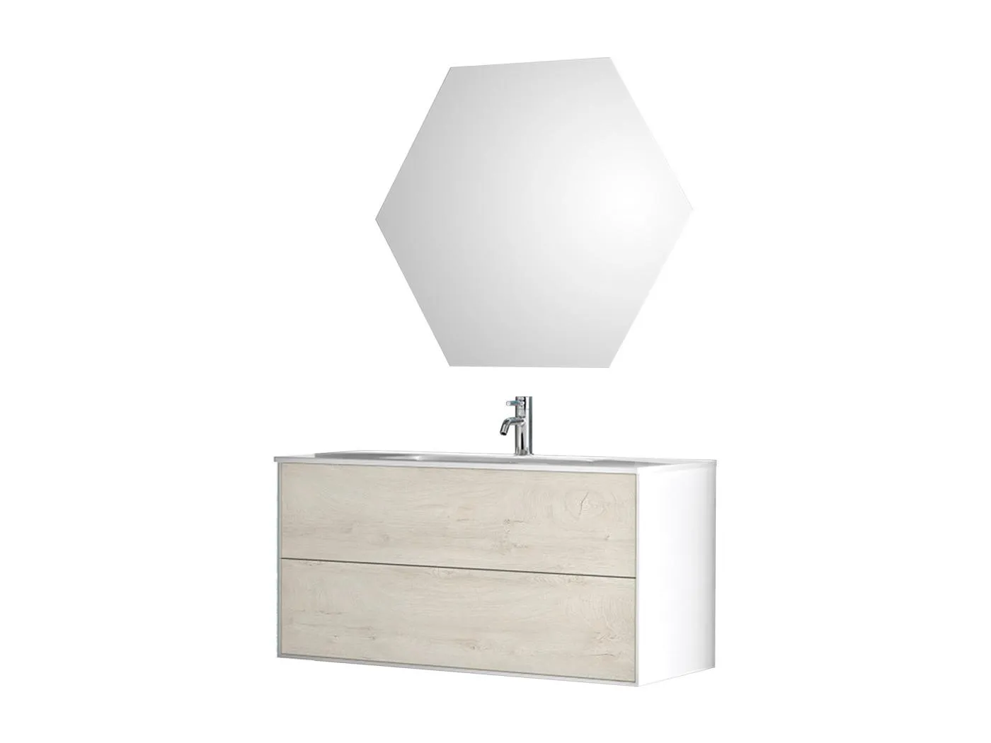 Zusammensetzung 3 Stücke eiche Alaska - IGEA