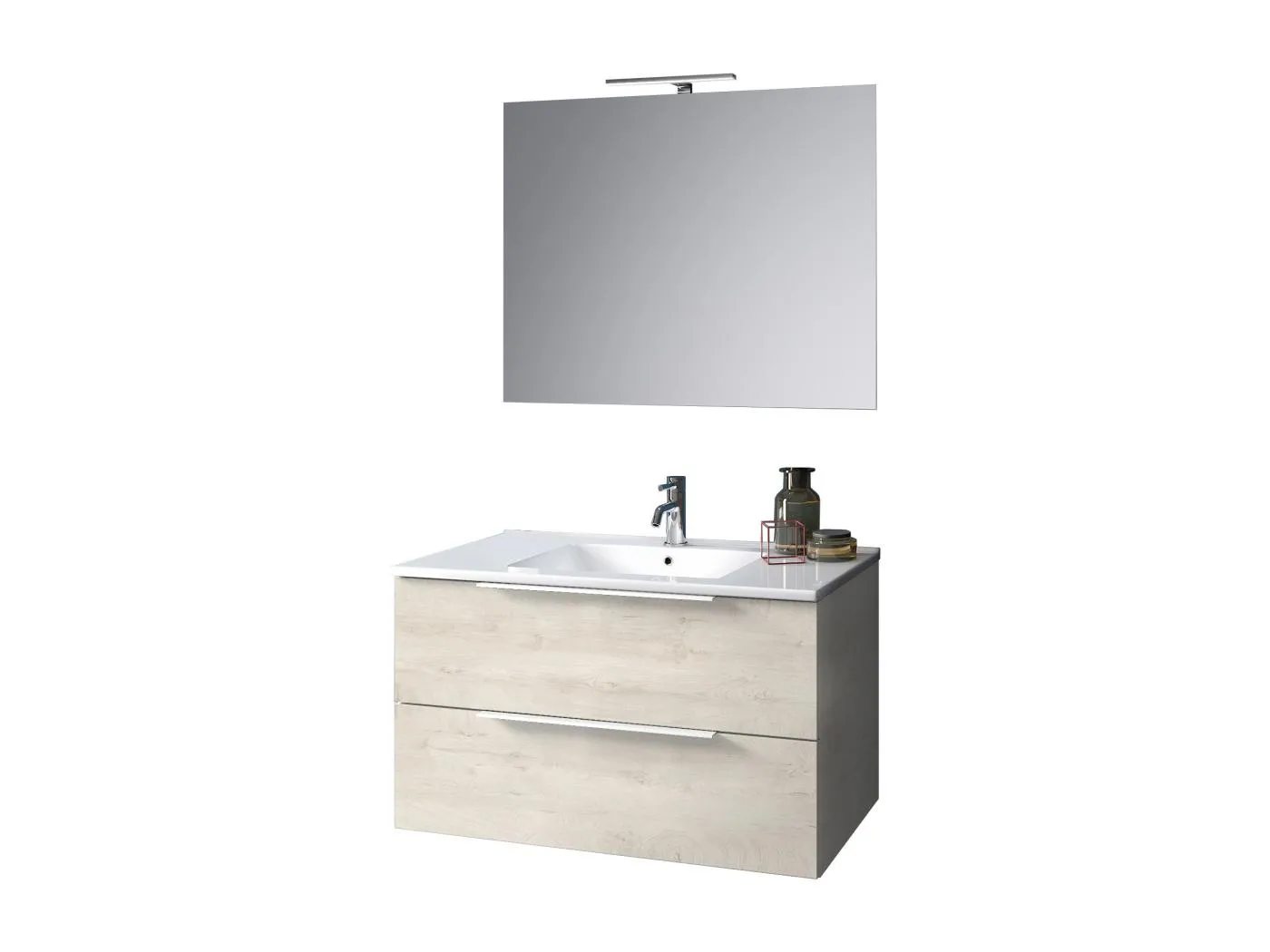 Zusammensetzung 4 Stücke LARISSA Eiche Alaska