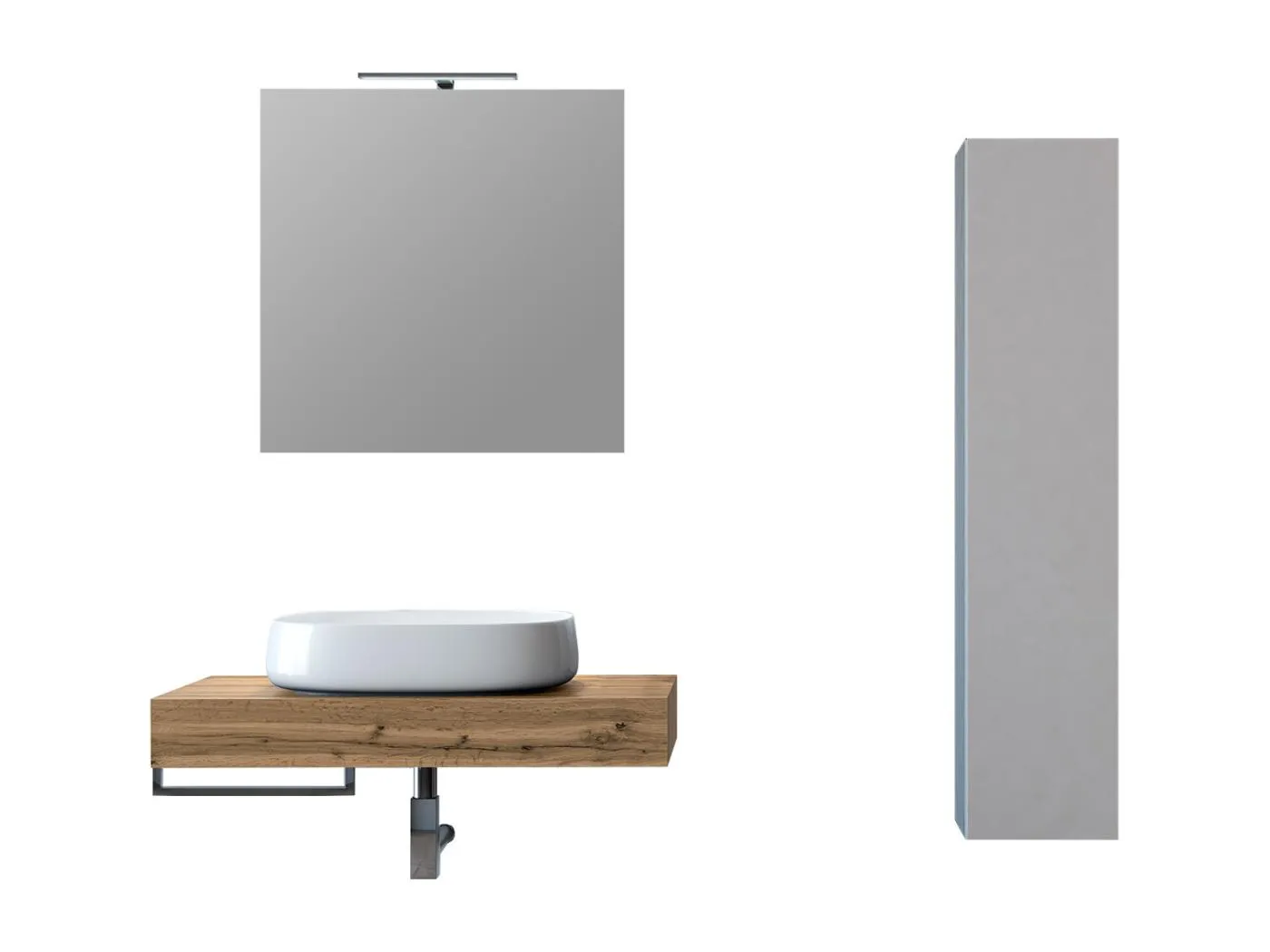 Zusammensetzung 5 Stücke ASTRA Eiche