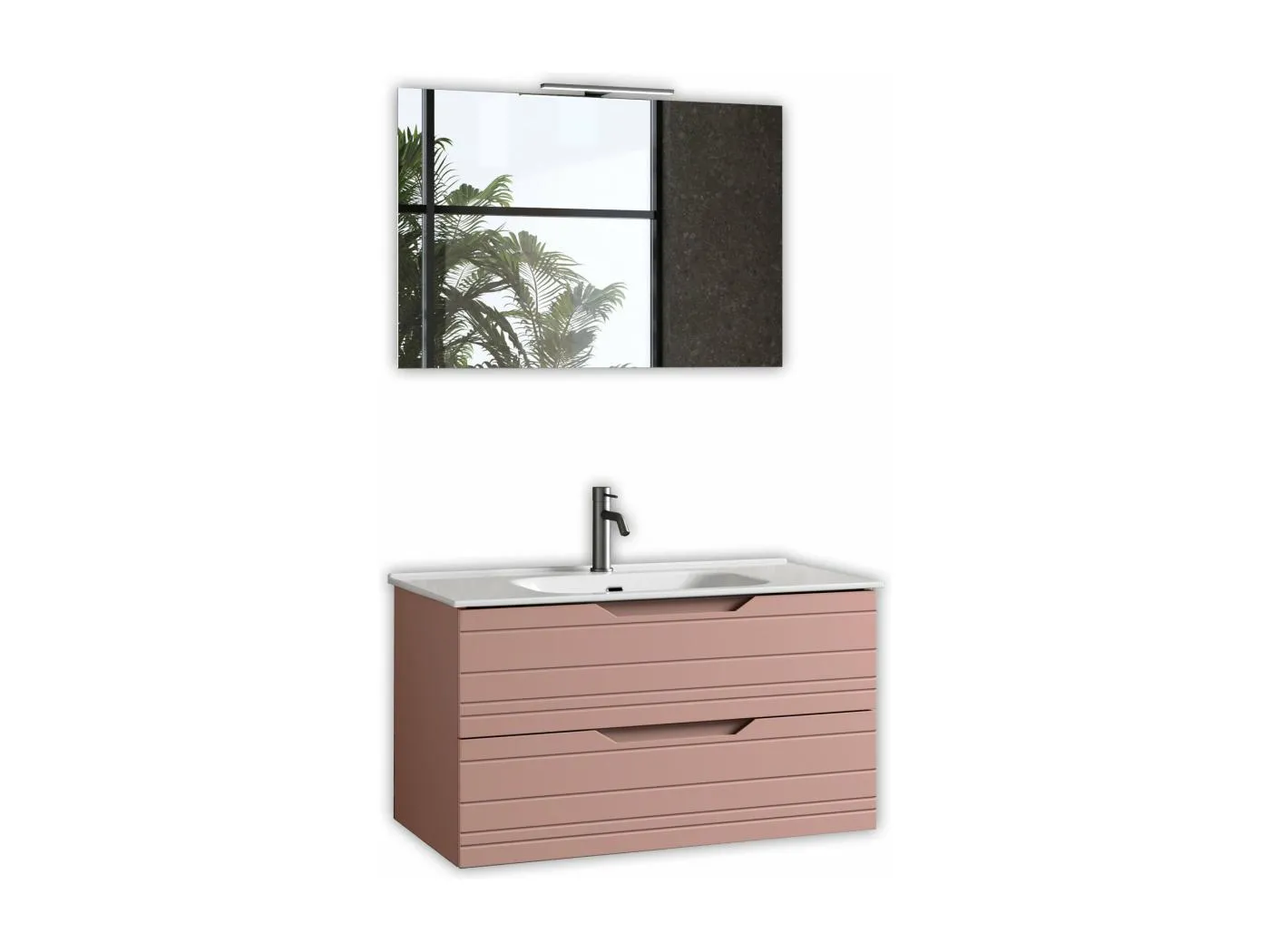 4-teiliges Set SOLMIRA puderrosa