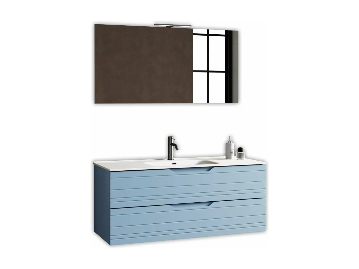 4-teiliges Set SOLMIRA tiffanyblau