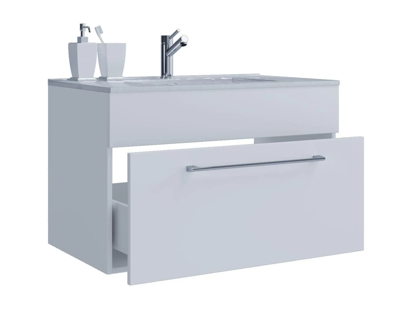 2-tlg. Waschplatz Waschtisch Badinos 1 Schublade