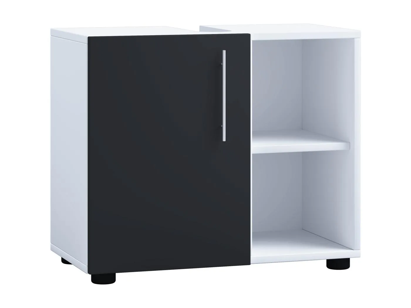 Holz Badmöbel Badunterschrank Flandu lll Drehtür