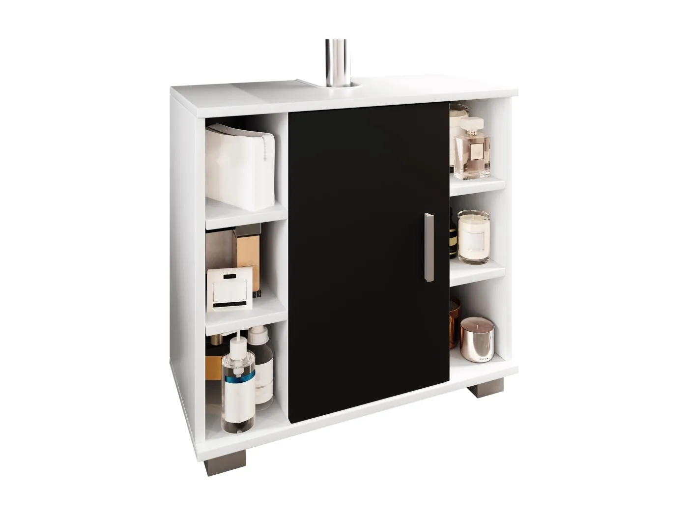 Holz Badmöbel Badunterschrank Waschbecken Zalo M