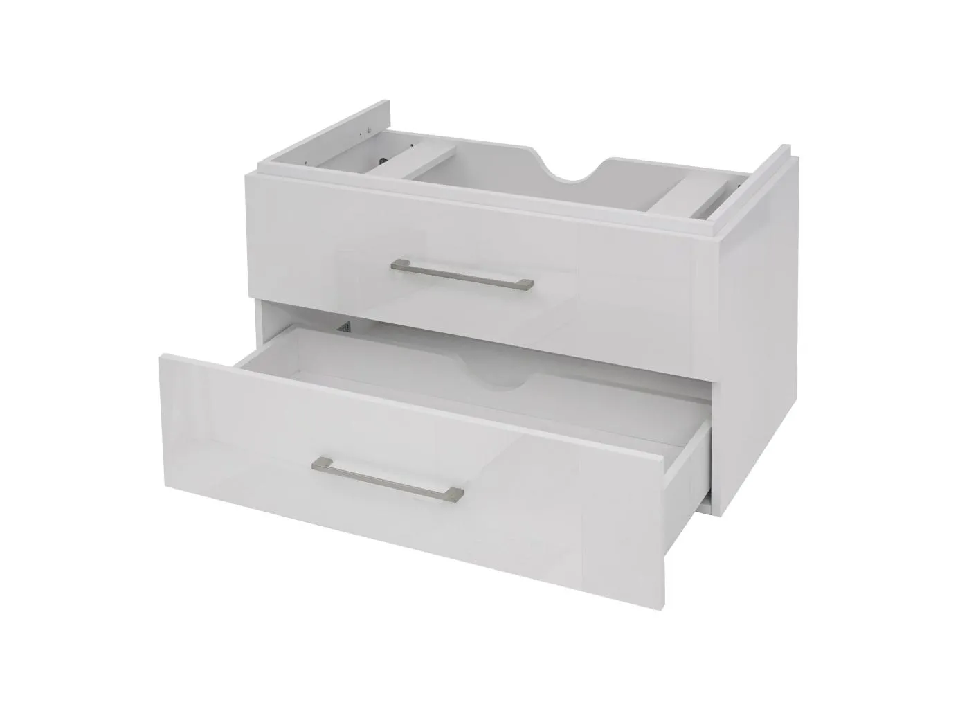 Premium Waschbeckenunterschrank MCW-D16, Weiß