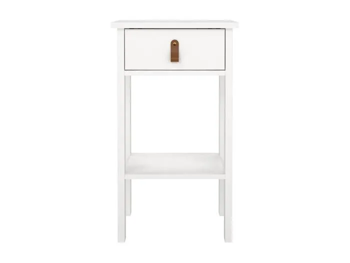 Madrid Nachttisch 1 Schublade, 1 Ablage weiß.