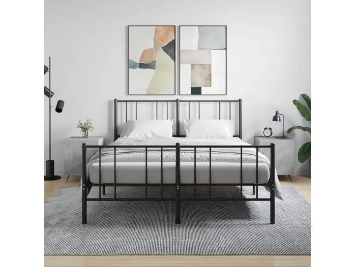 2er-Set Nachttische Nachtschrank Betongrau 40x40x50 cm Holzwerkstoff -RN53661