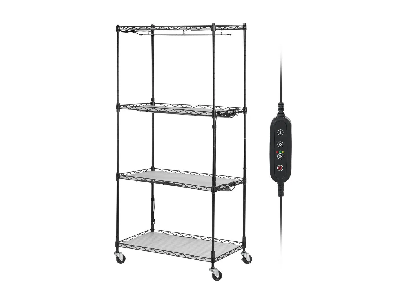 Pflanzenständer SucceBuy mit Wachstumslichtern 4 Ebenen 45 W, 126.4 cm Höhe