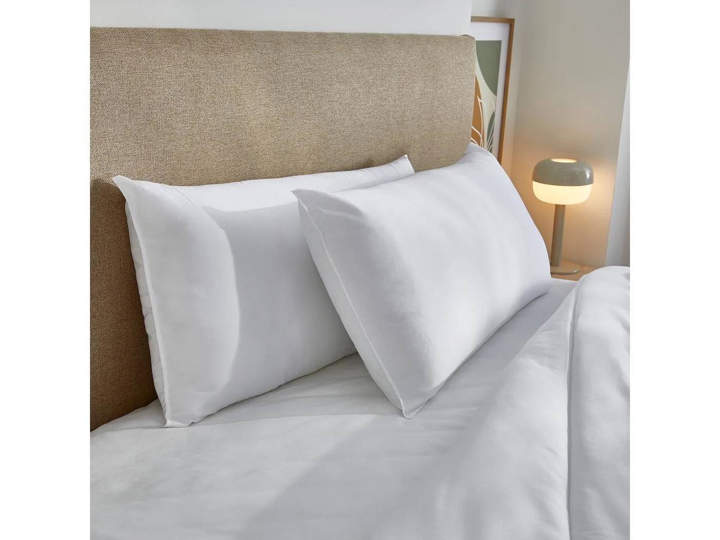 Atmungsaktives Faserkissen mit Aloe-Vera