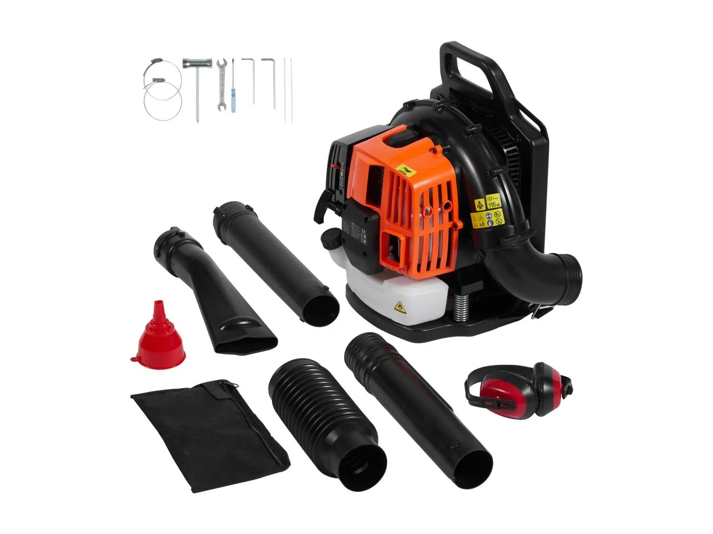 63CC 2-Takt-Gas-Rucksackgebläse SucceBuy,1110 CFM Luftvolumen