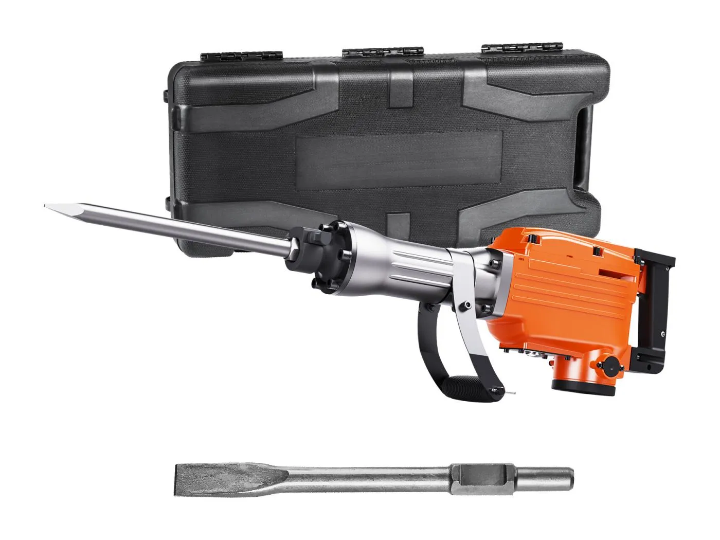 Abbruchhammer SucceBuy 2200 W Elektrischer Abbruchhammer, Betonbrecher, 2 Meißel