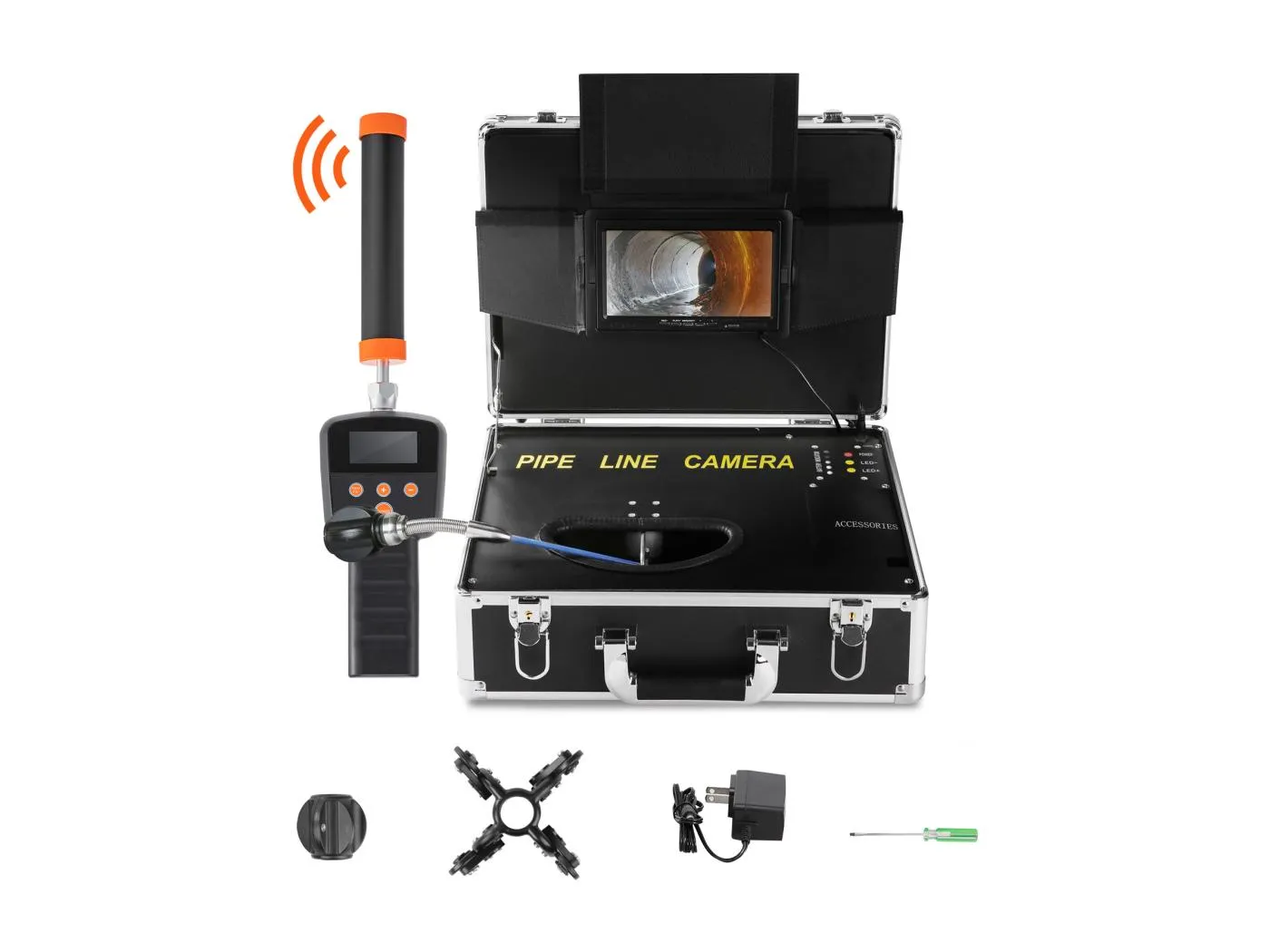 7-Zoll-Kanalisationskamera SucceBuy, 1000TVL, Rohrinspektionskamera