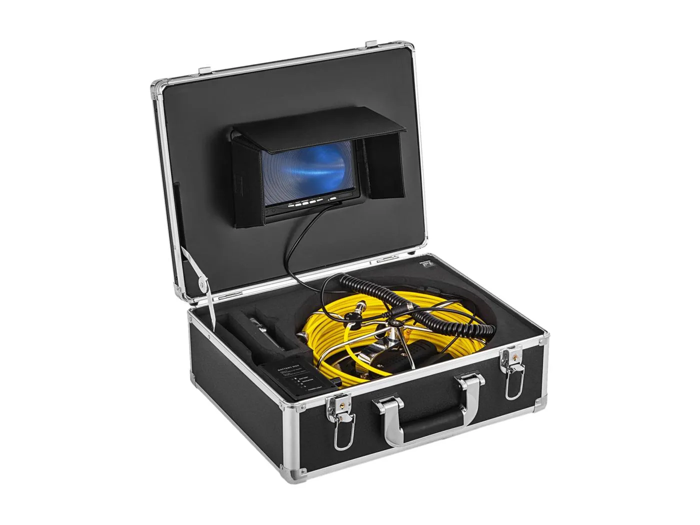 9-Zoll-Kanalisationskamera mit 512hz Sonde SucceBuy, 720p-Bildschirm, 165 Fuß Kabel