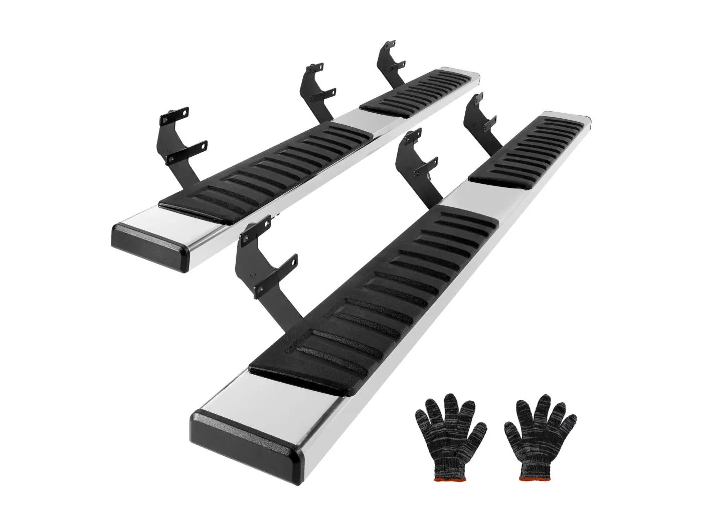 Trittbretter, SucceBuy, 152.4 mm für Ford F150 2015-2023 - Mehrpersonenkabine, Trittbretter, 227 kg, 2 Teile