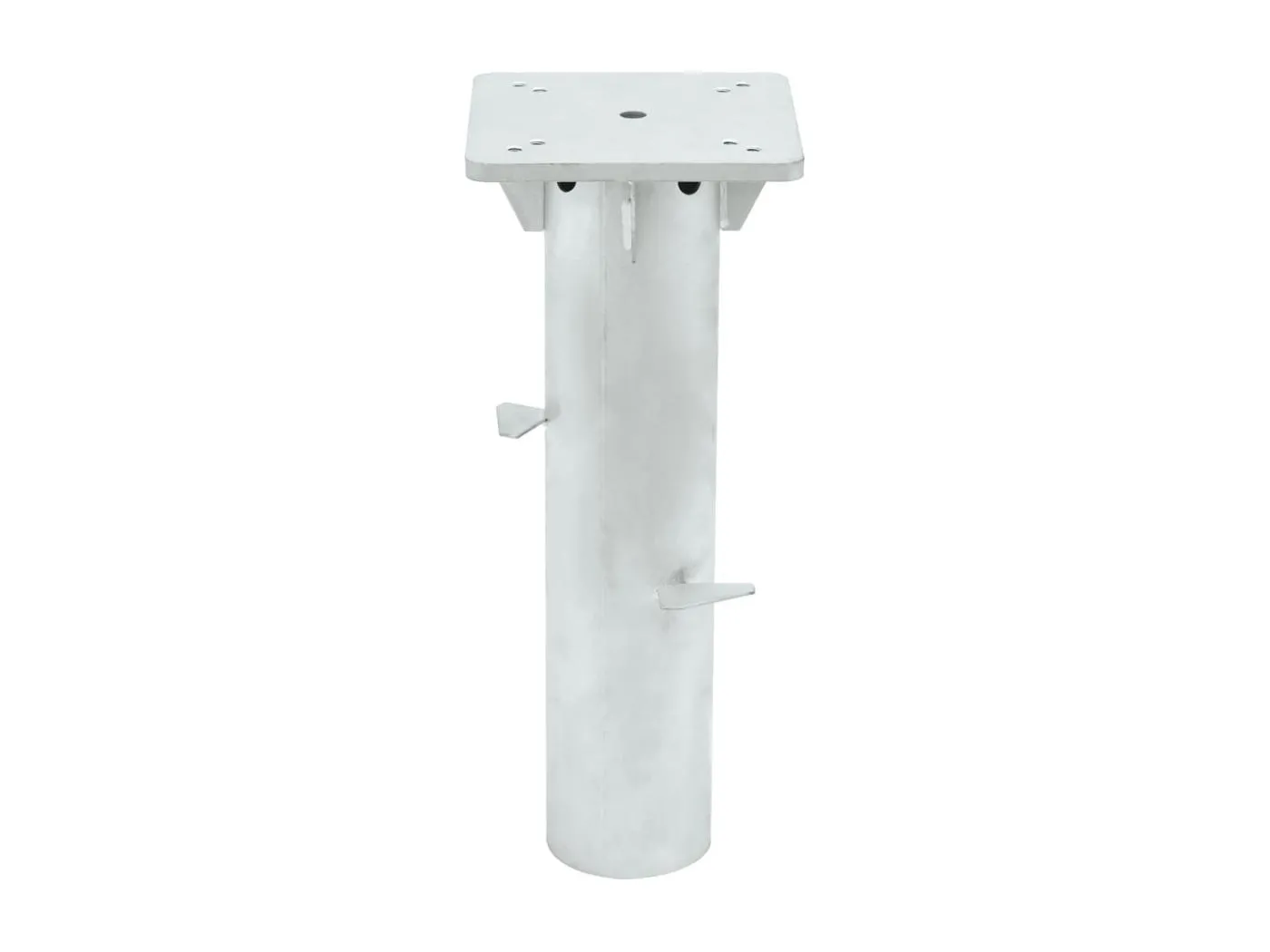 Garden Furniture -  Bodenhülse für Sonnenscrm Silbern 16x16x39,5 cm Stahl