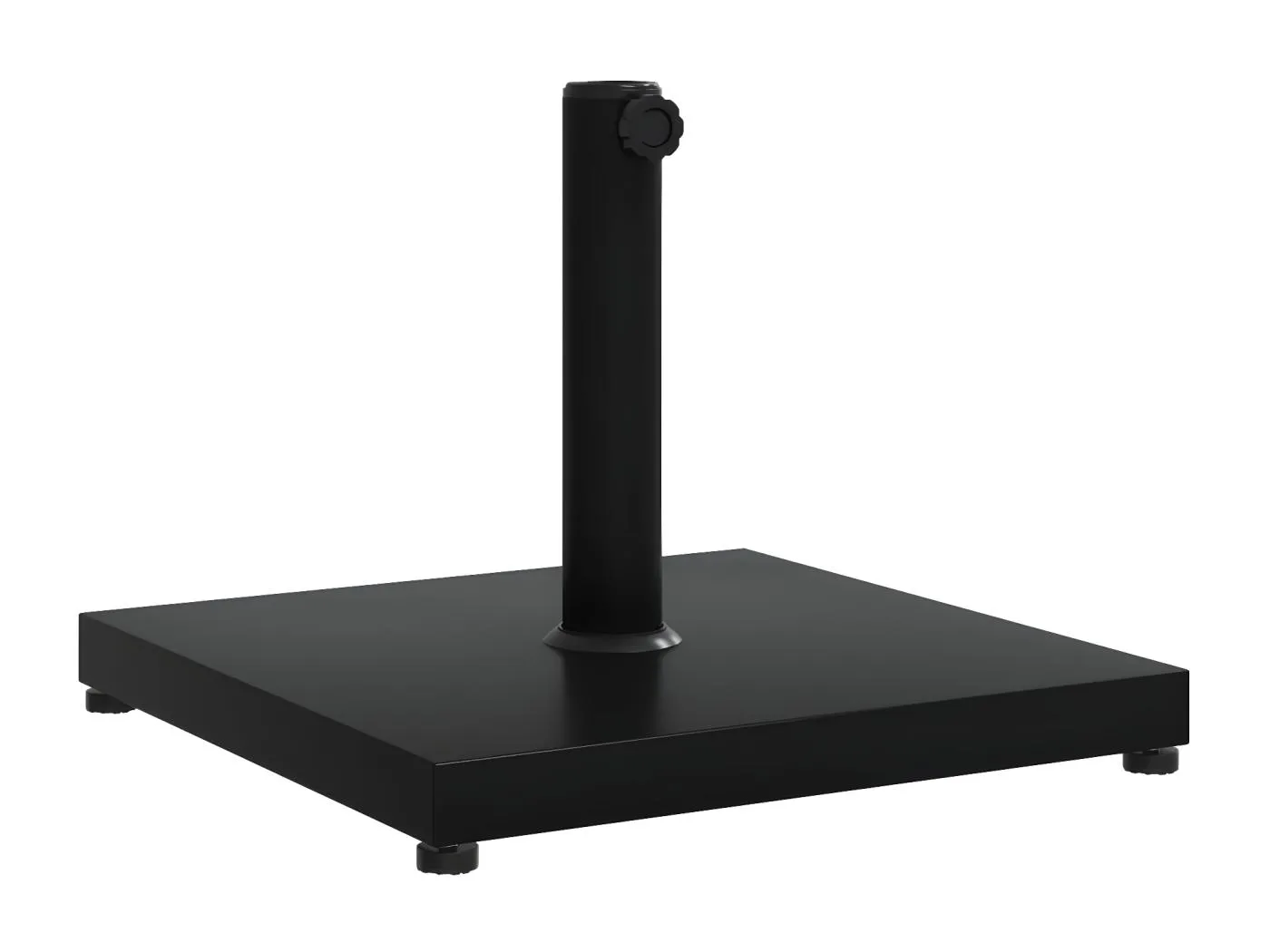 Garden Furniture -  Sonnenscrmständer Ø32/38/48 mm Mast 18 kg Quadratisch