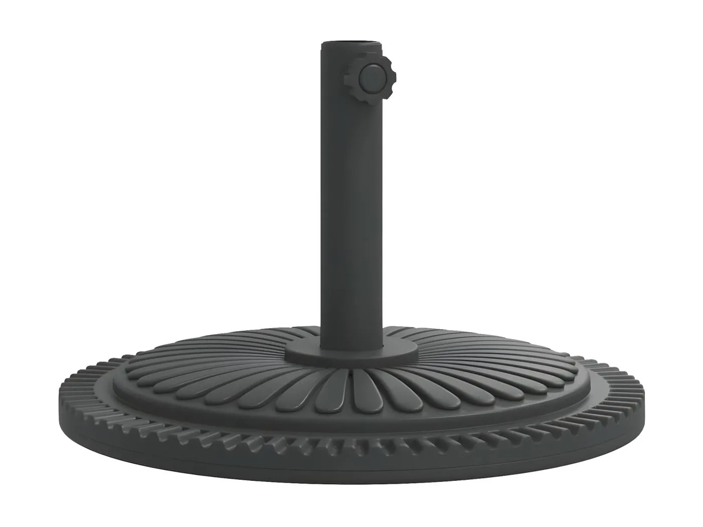 Tiar  Sonnenscrmständer für Ø38/48 mm Mast 12 kg Rund