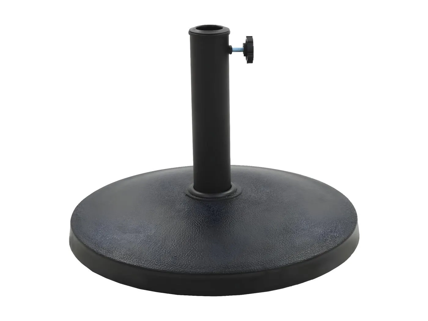 Hønefoss  Sonnenscrmfuß Rund 10 kg Schwarz Polyharz