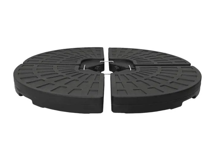 Garden Furniture -  Sonnenscrmständer Fächerförmig 4 Stk. Schwarz