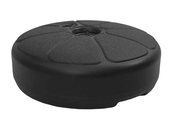 Garden Furniture -  Sonnenscrmständer Sand/Wasser 15 L Schwarz