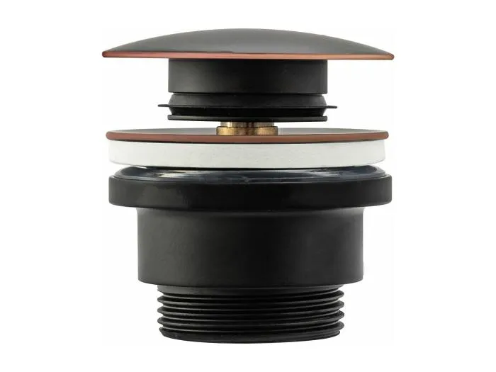 Waschbeckenstöpsel Universal Click-Clack Rea Black Old