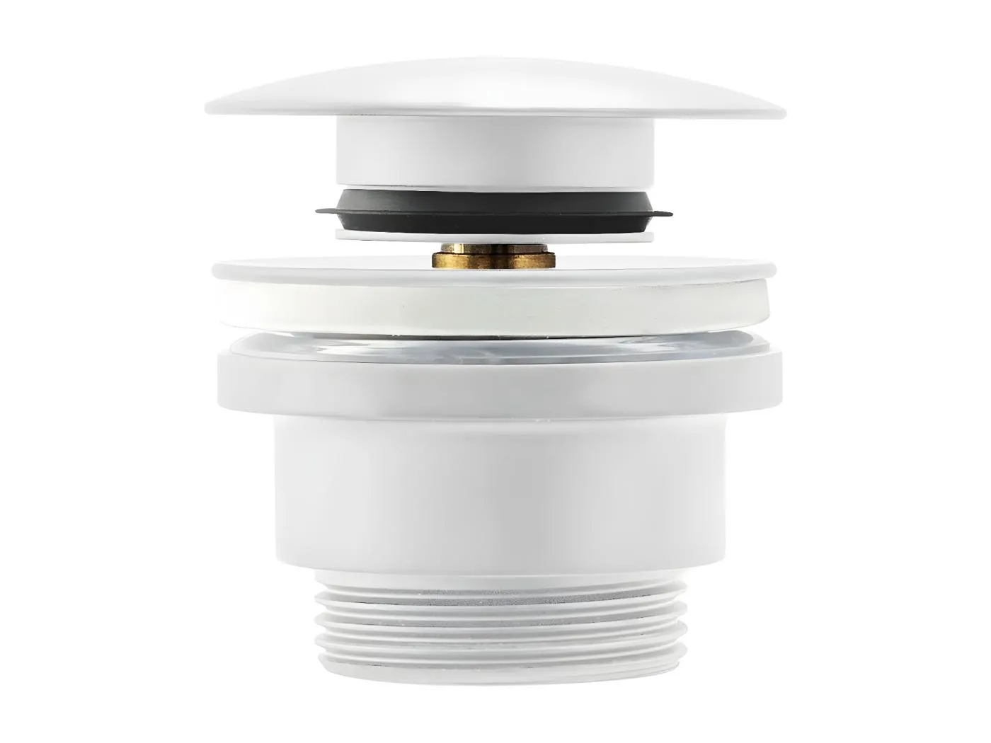 Waschbeckenstöpsel Universal Click-Clack Rea White