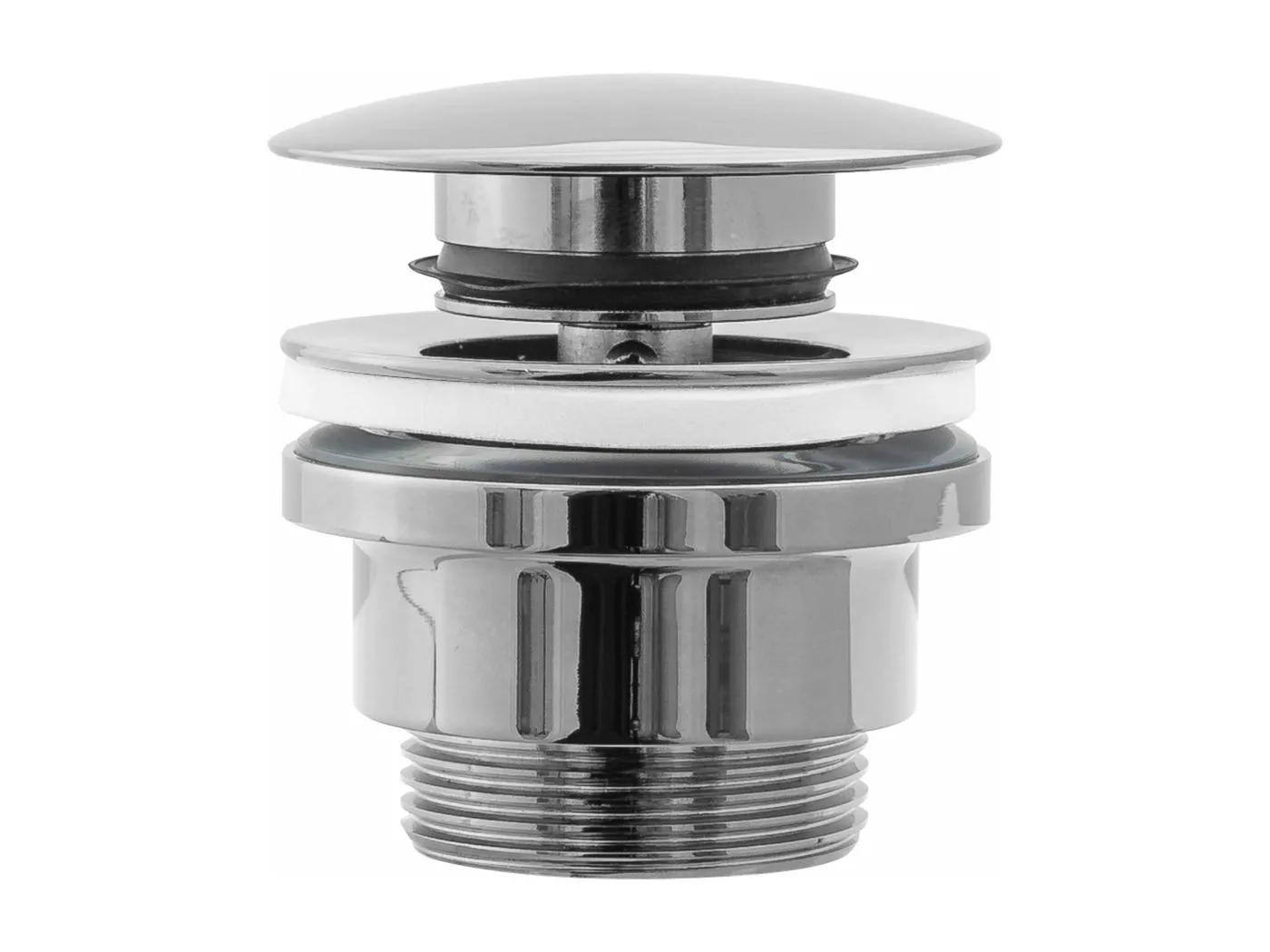 Waschbeckenstöpsel Universal Click-Clack Rea Grey