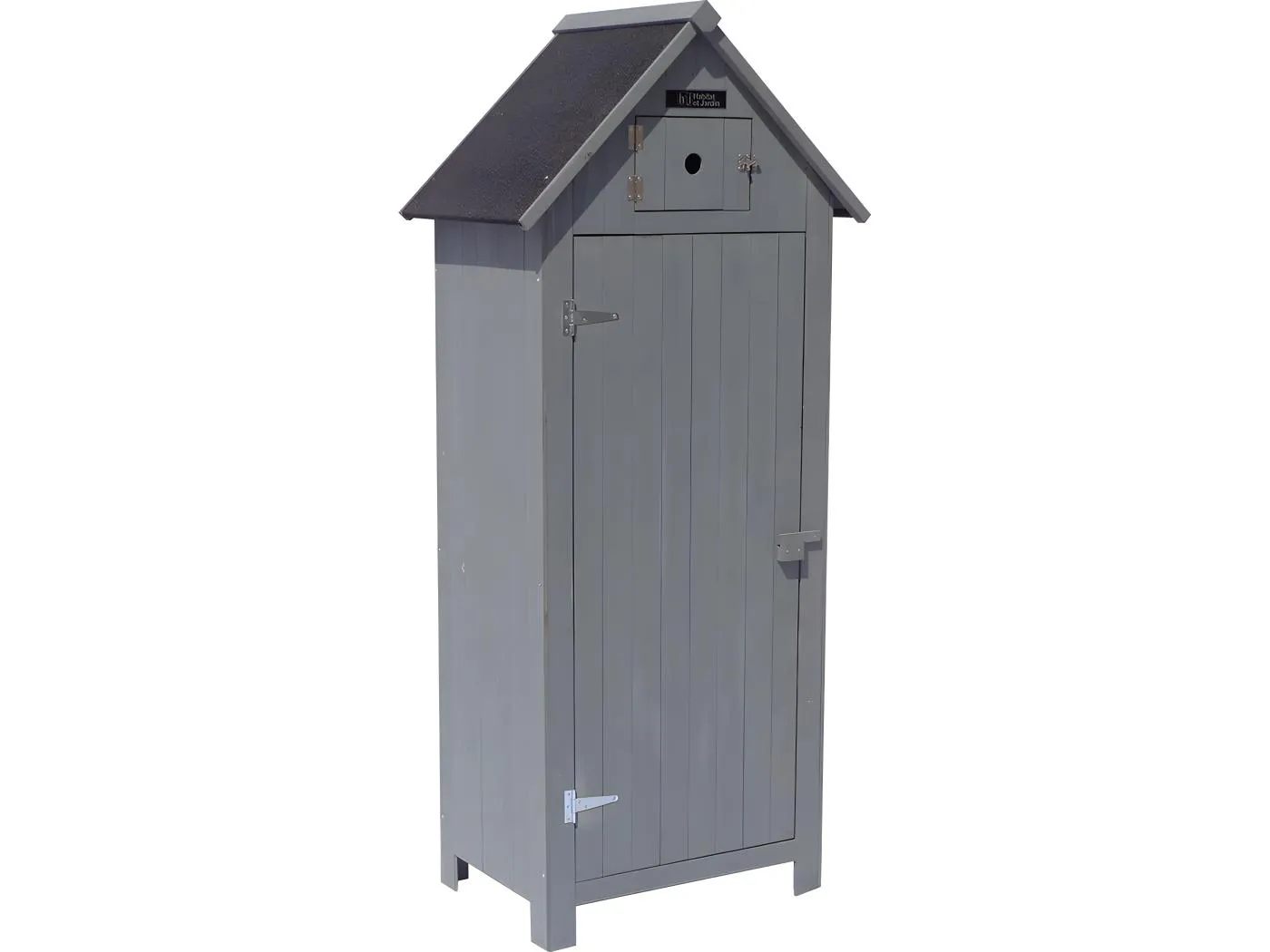 Gartenschrank "Cabanon"  - 77 x 54,5 x 179 cm - Anthrazit
