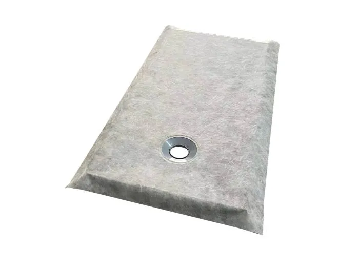 Befliesbares Duschwannensystem DINO 90cm breit 90 x 185 cm inkl. Dichtungsmatte