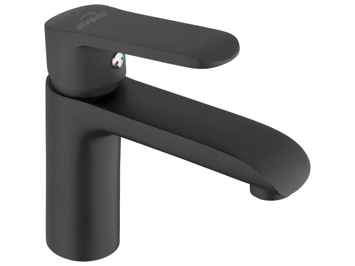 Waschtischarmatur Schwarz Einhebelmischer