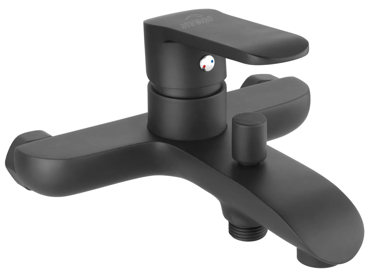 Badewannenarmatur Schwarz Wandarmatur Einhebelmischer