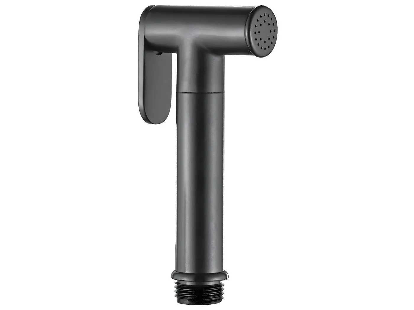 Bidetarmatur Duschkopf Schwarz Einhebelmischer