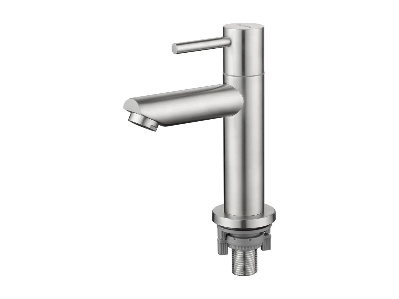 Cecipa max Waschtischarmatur, gebürstet, Kaltwasser-Badarmatur, 93,4 mm, nur Kaltwasserhahn, EU-Modell