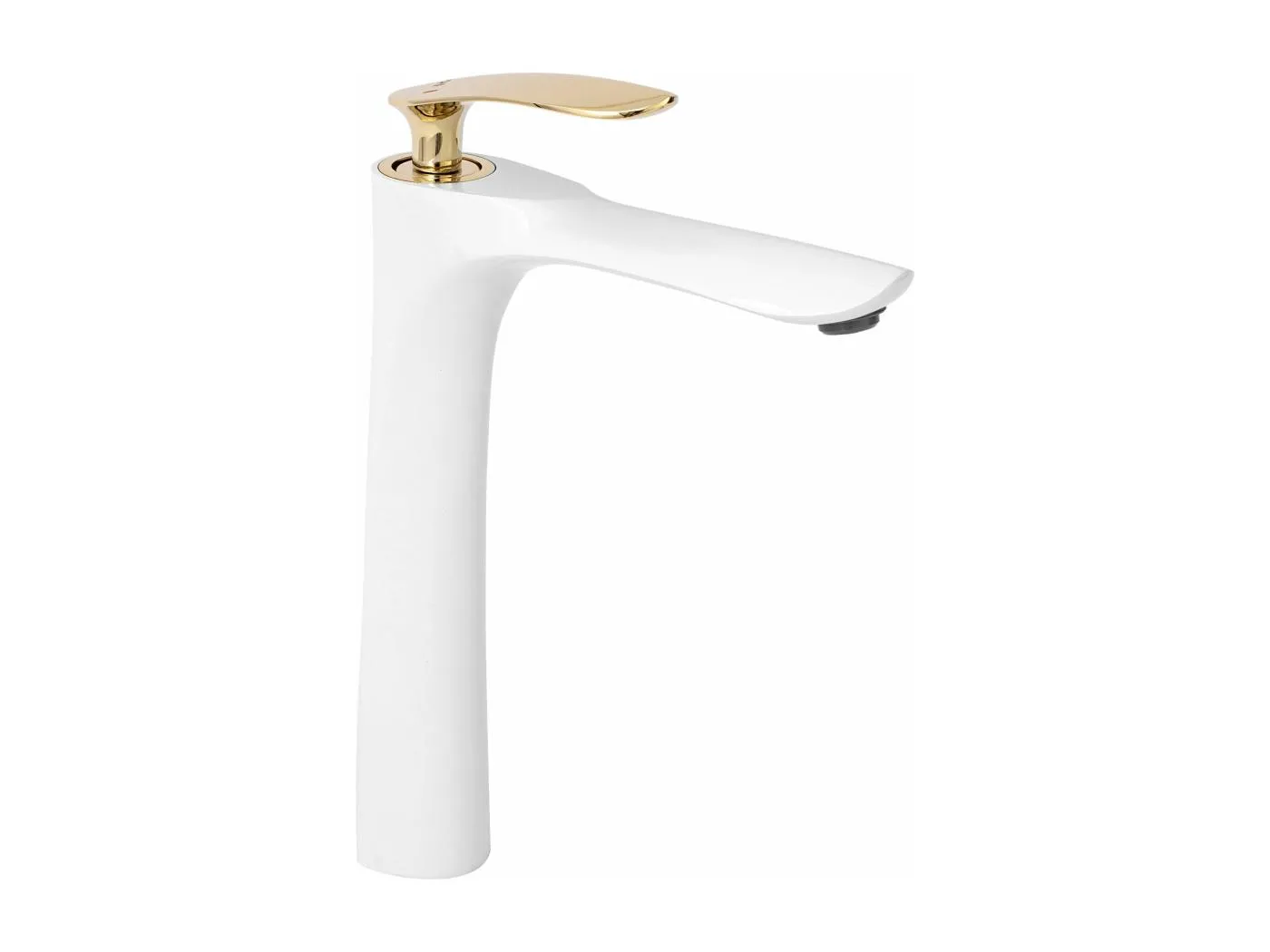 Waschbeckenarmatur Rea Orbit High White/Gold