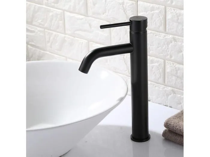 Waschbeckenarmatur Rea Lungo High Black