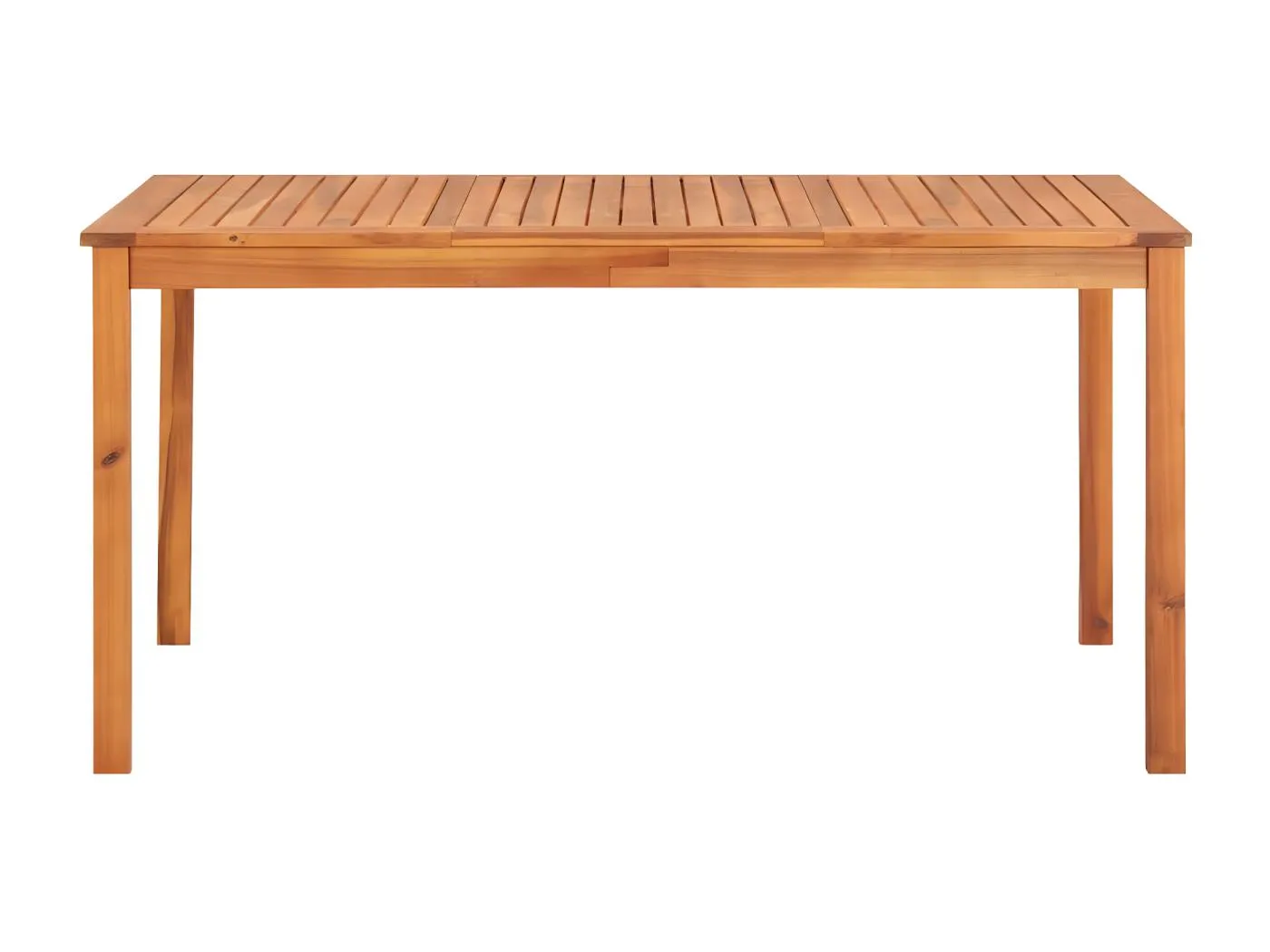 Eser Gartentisch 150x90x74 cm Massivholz Akazie