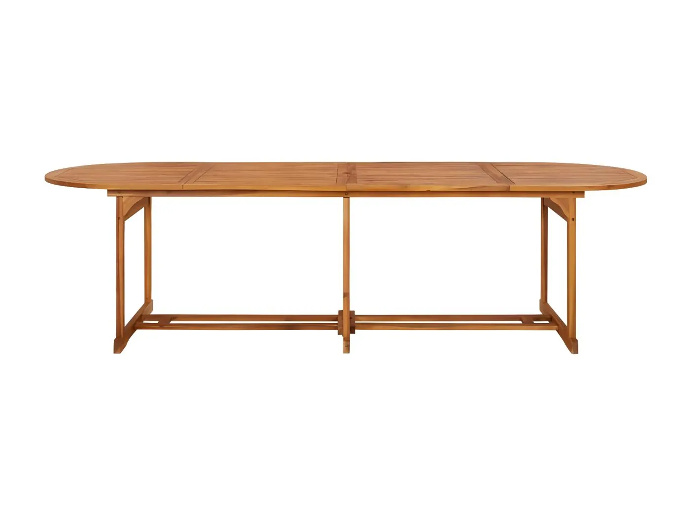 Liseleje Garten-Esstisch 280x90x75 cm Massivholz Akazie