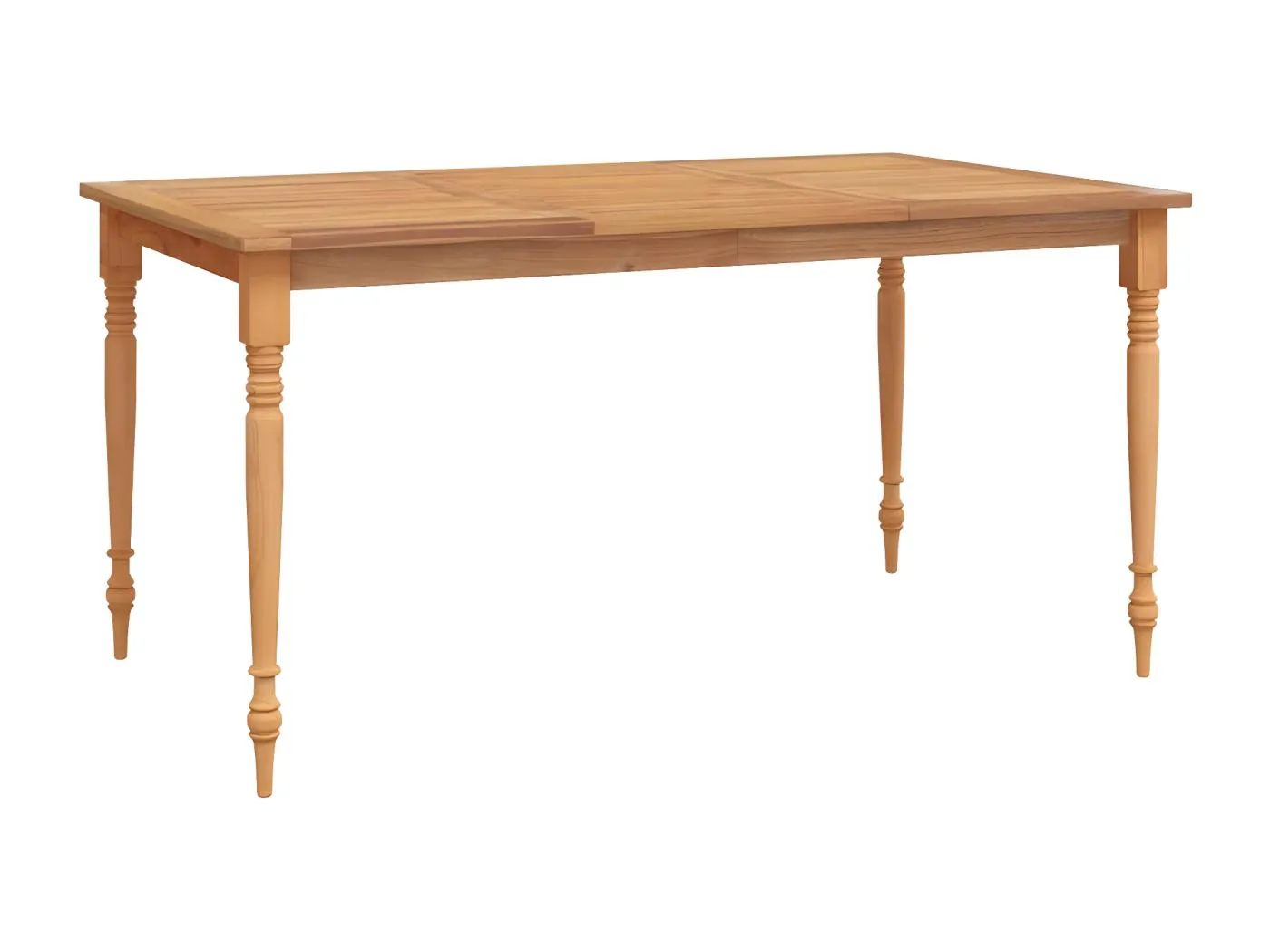 Harion  Batavia-Tisch 150x90x75 cm Massivholz Teak