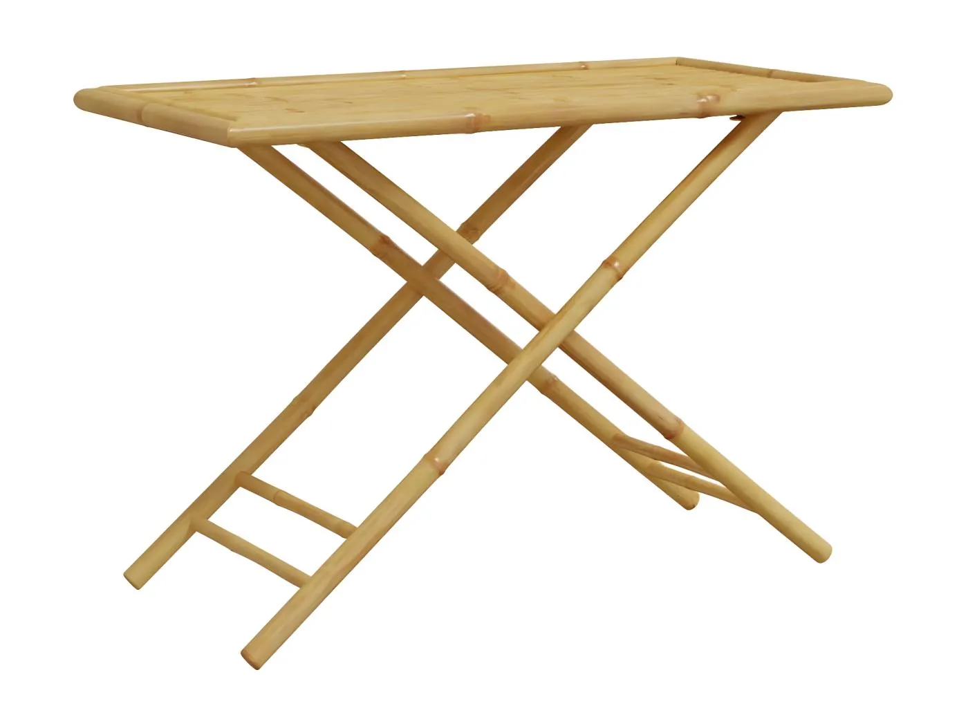 Garden Furniture -  Gartentisch Klappbar 110x55x75 cm Bambus
